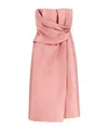 Alberta Ferretti Tube Top Dress In Pink