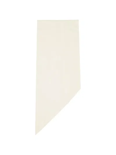 Alberta Ferretti Twill-weave Scarf In Neutral