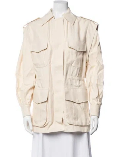 Pre-owned Alberta Ferretti Utility Jacket In Neutrals