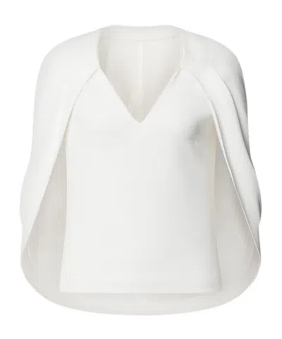 ALBERTA FERRETTI V-NECK CAPE TOP