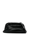 Alberta Ferretti Velvet Clutch Bag In Black