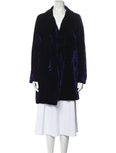 Pre-owned Alberta Ferretti Velvet Evening Jacket In Black