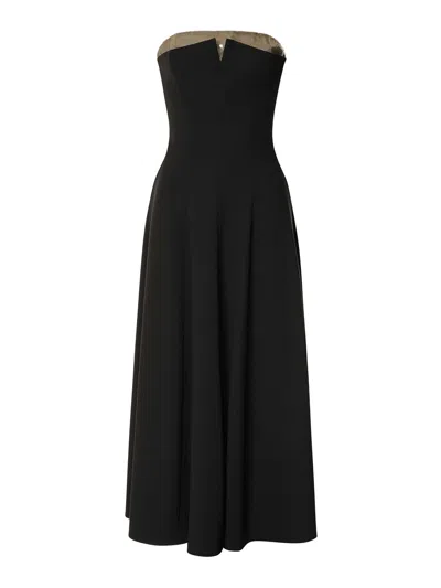 ALBERTA FERRETTI VESTIDO DE NOCHE - NEGRO