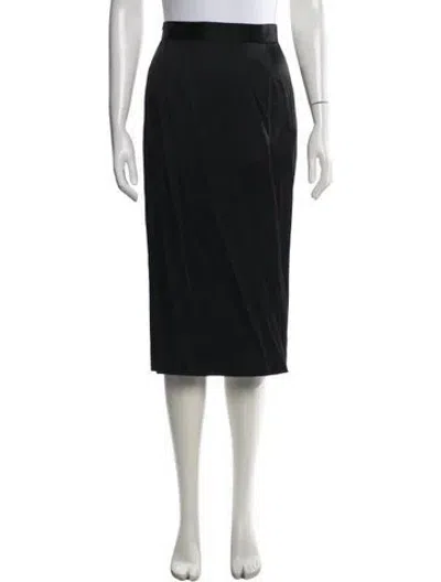 Pre-owned Alberta Ferretti Vintage Knee-length Skirt In Black
