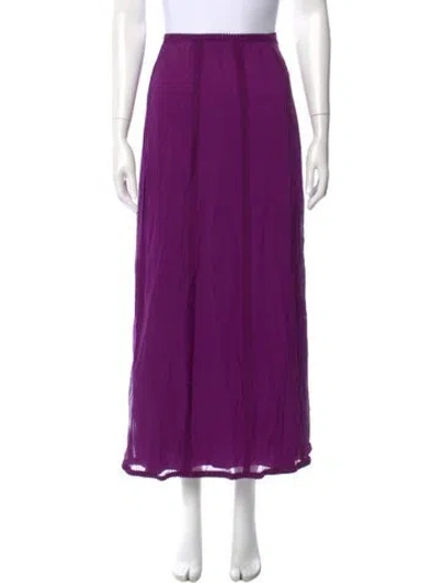 Pre-owned Alberta Ferretti Vintage Long Skirt In Purple