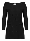 Alberta Ferretti Virgin-wool Blend Top
