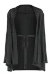 Alberta Ferretti Alberta Ferreti Virgin Wool Cardigan In Gray