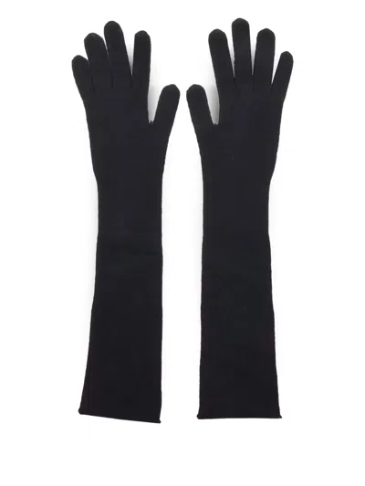 Alberta Ferretti Virgin Wool Gloves
