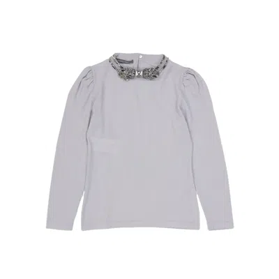 Alberta Ferretti Virgin Wool Sweater In Gray