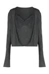 Alberta Ferretti Alberta Ferreti Virgin Wool Sweater In Gray