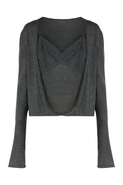 ALBERTA FERRETTI ALBERTA FERRETTI VIRGIN WOOL SWEATER