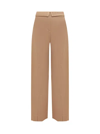 ALBERTA FERRETTI VISCOSE SATIN ENVER PANT