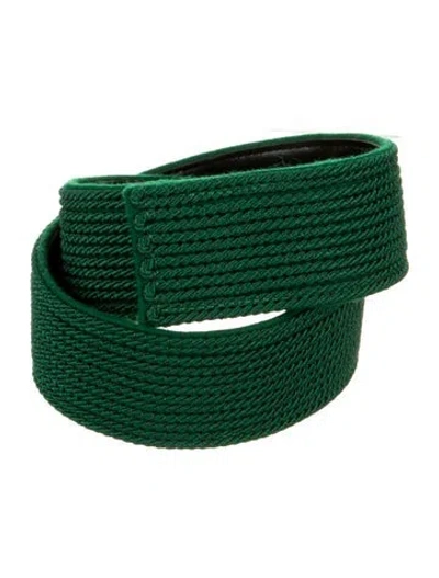 Pre-owned Alberta Ferretti Waist Belt In Green