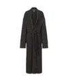 Alberta Ferretti Ribbed-knit Cardigan In Black