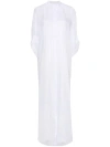 ALBERTA FERRETTI WHITE COTTON DRESS