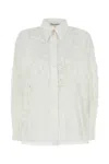 Alberta Ferretti Alberta Ferreti White Poplin Shirt In White