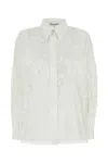 Alberta Ferretti Alberta Ferreti White Poplin Shirt In White