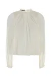 Alberta Ferretti Alberta Ferreti Silk Blouse In White