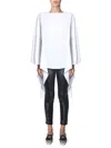 Alberta Ferretti Long-sleeve Oversized Top In White