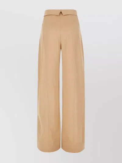 ALBERTA FERRETTI WIDE-LEG HIGH WAIST PANTS WITH ACETATE BLEND