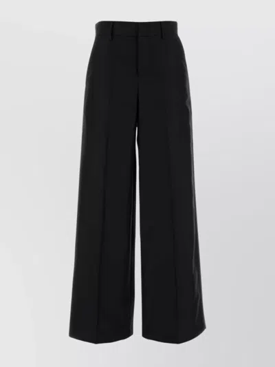 ALBERTA FERRETTI WIDE-LEG PANT WITH FRONT PLEATS AND POCKETS