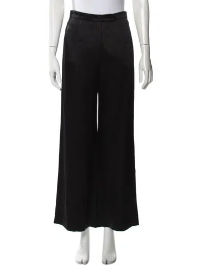 Pre-owned Alberta Ferretti Wide Leg Pants In Black