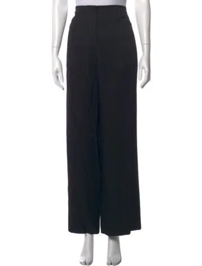 Pre-owned Alberta Ferretti Wide Leg Pants In Black