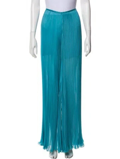 Pre-owned Alberta Ferretti Wide Leg Pants In Blue