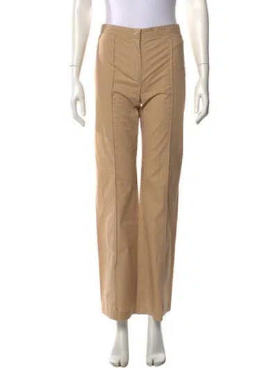 Pre-owned Alberta Ferretti Wide Leg Pants In Neutral