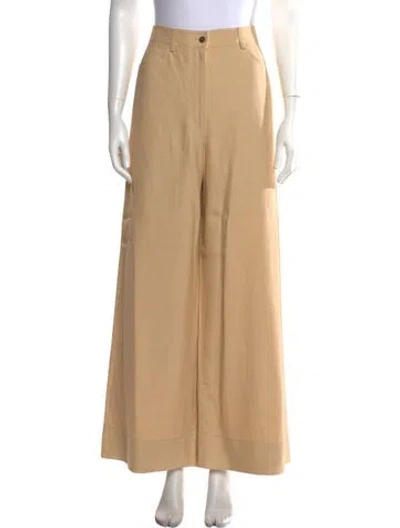 Pre-owned Alberta Ferretti Wide Leg Pants In Neutral