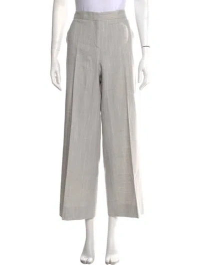 Pre-owned Alberta Ferretti Wide Leg Pants In Neutral