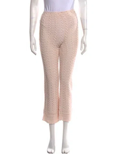 Pre-owned Alberta Ferretti Wide Leg Pants In Pink