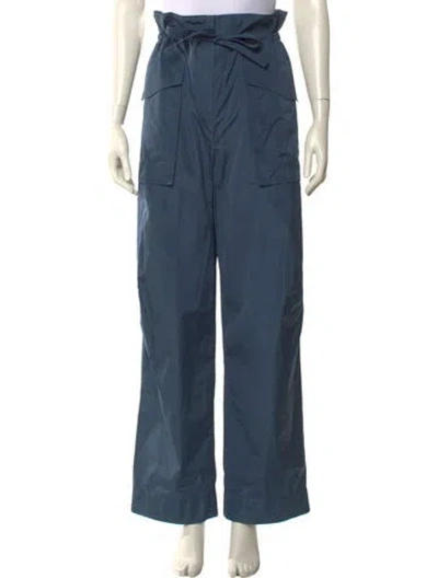 Pre-owned Alberta Ferretti Wide Leg Pants W/ Tags In Blue
