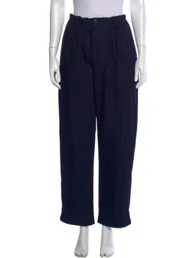 Pre-owned Alberta Ferretti Wide Leg Pants W/ Tags In Blue