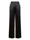 Alberta Ferretti Wide-leg Pants With High Waistpleats In Black
