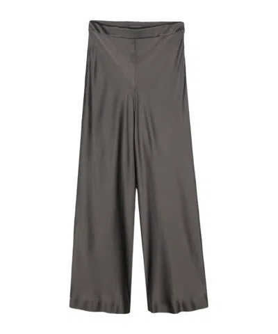 ALBERTA FERRETTI WIDE-LEG SATIN TROUSERS