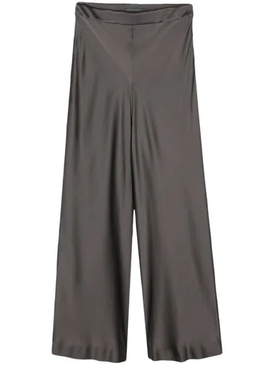 ALBERTA FERRETTI WIDE-LEG SATIN TROUSERS