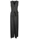 ALBERTA FERRETTI WIDE LEG STRIPED TROUSERS ALBERTA FERRETTI