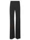 Alberta Ferretti Wide Leg Viscose Trousers In Black