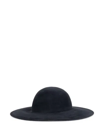 Alberta Ferretti Wide-brim Hat In Blue