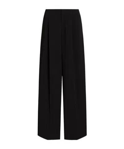 Alberta Ferretti Wide-leg Trousers In Black