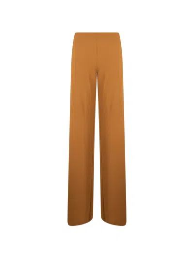 Alberta Ferretti Wide-leg Trousers In Neutral