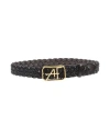 Alberta Ferretti Woman Belt Black Size 4 Leather In Black