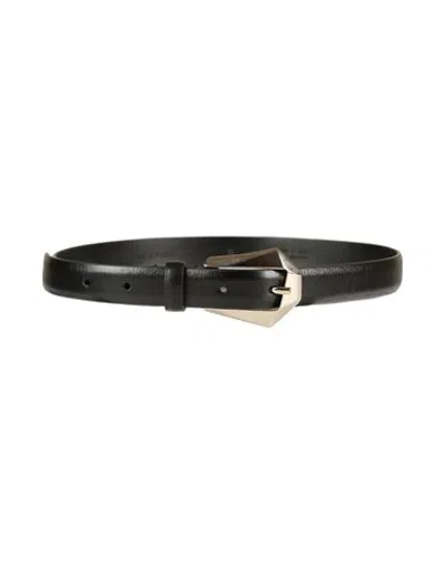 Alberta Ferretti Woman Belt Black Size S Calfskin