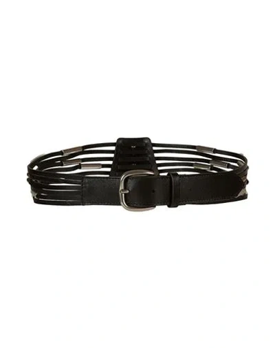 Alberta Ferretti Woman Belt Black Size S Leather
