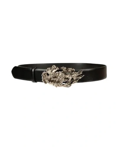 Alberta Ferretti Woman Belt Black Size S Leather