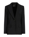 Alberta Ferretti Alberta Ferreti Peak Lapel Single Breasted Blazer In Black