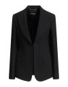 Alberta Ferretti Alberta Ferreti Peak Lapel Single Breasted Blazer In Black