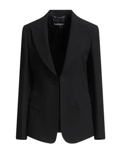 Alberta Ferretti Woman Blazer Black Size 4 Acetate, Viscose