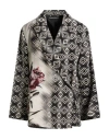 Alberta Ferretti Woman Blazer Black Size 4 Polyester, Elastane In Black